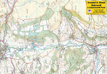 Load image into Gallery viewer, Around & About Bakewell & Chatsworth Park Yellow Walk Map