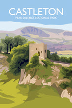 Load image into Gallery viewer, Peveril Castle Tea Towel