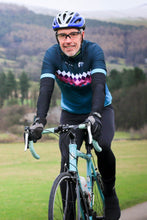 Load image into Gallery viewer, Men's Peak District Cycle Jersey - Teal Millstone