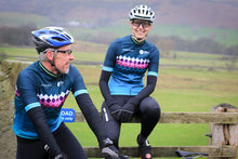 Load image into Gallery viewer, Men&#39;s Peak District Cycle Jersey - Teal Millstone