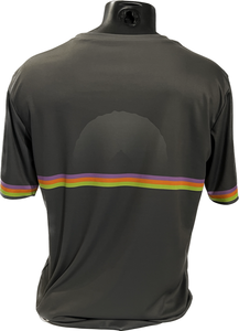 Men's Tech T-shirt Millstone Stripe