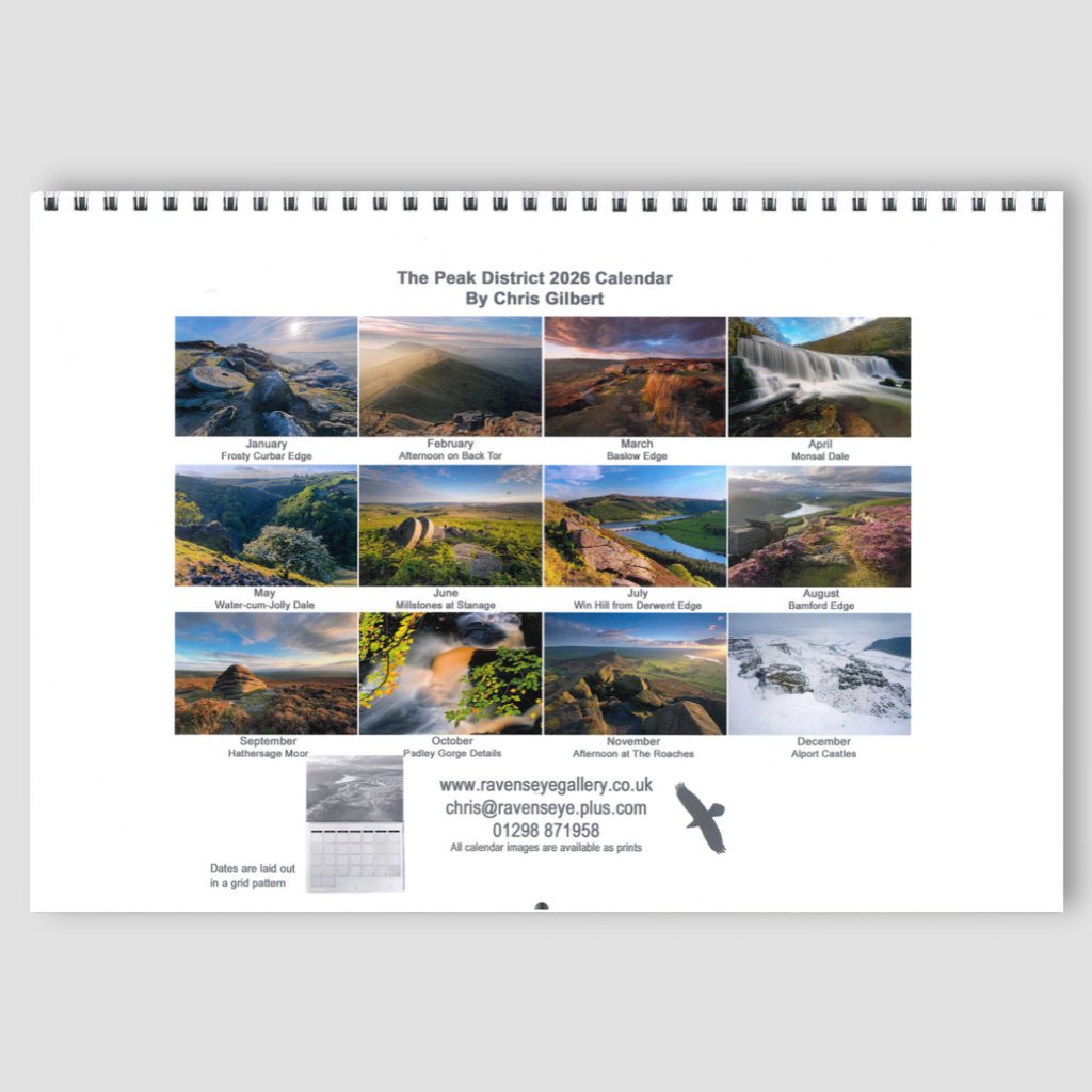 Chris Gilbert - Peak District Calendar 2026