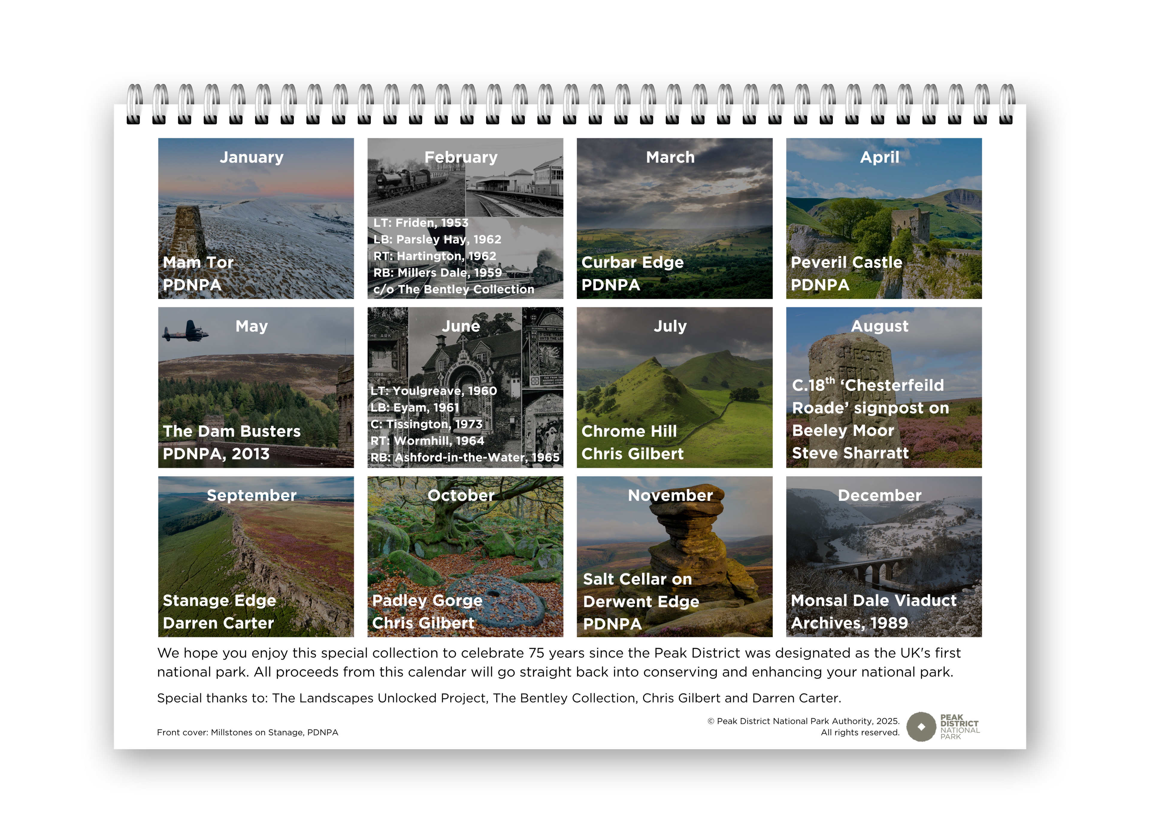 Official 75th Anniversary Calendar 2026