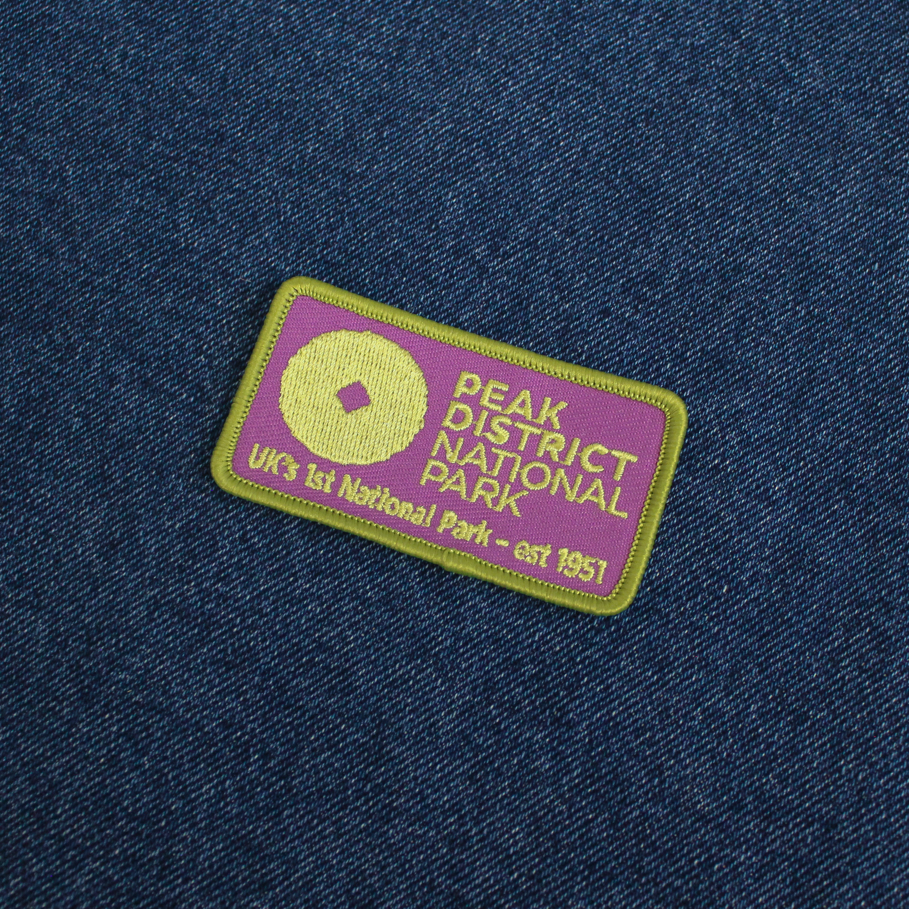 Peak District National Park Embroidered Badge