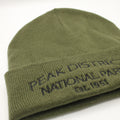 Peak District Winter Hat - Moss Green