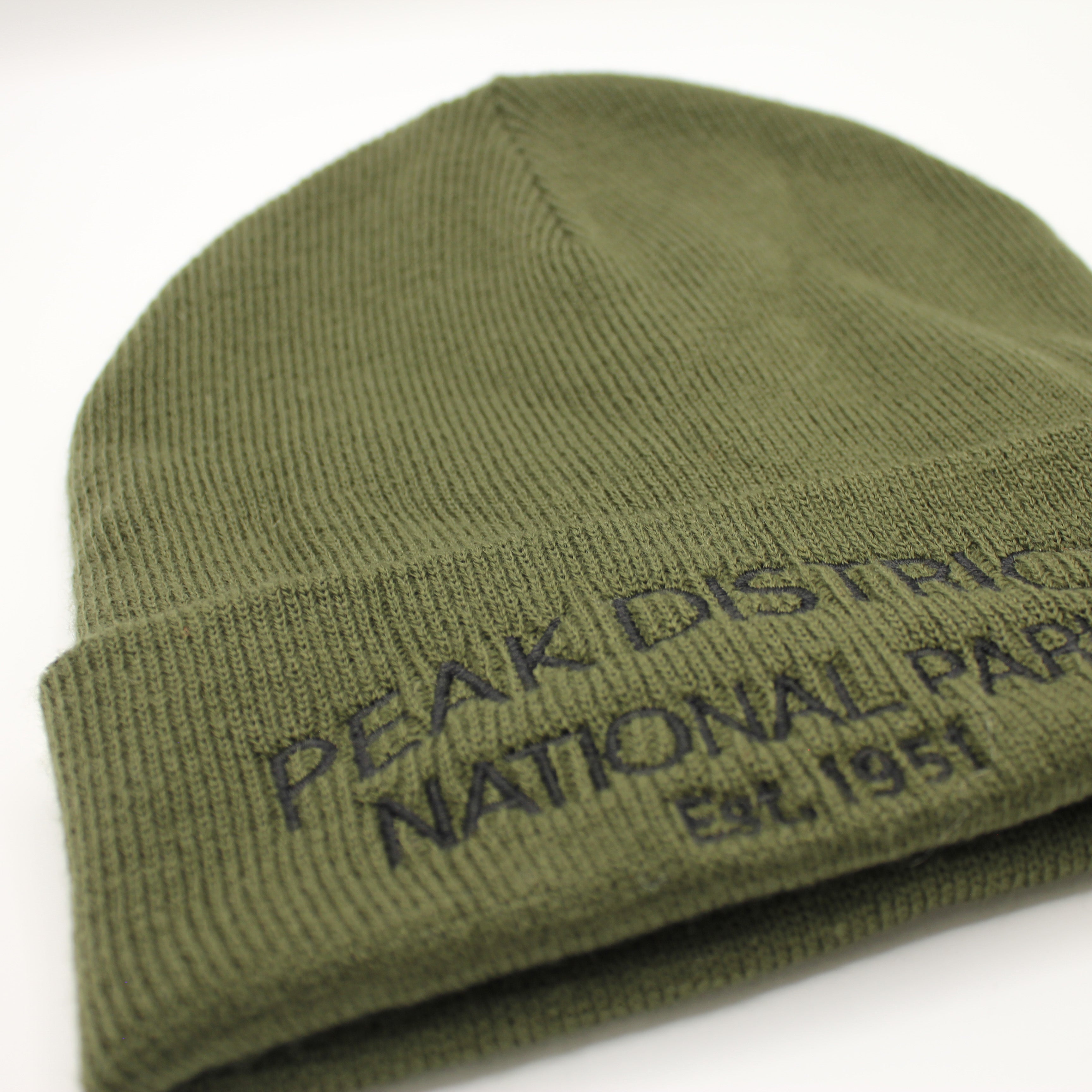 Peak District Winter Hat - Moss Green