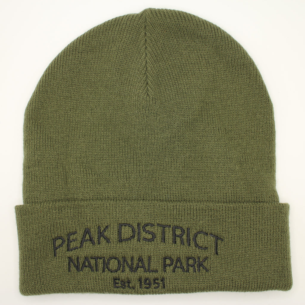Peak District Winter Hat - Moss Green