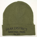 Peak District Winter Hat - Moss Green