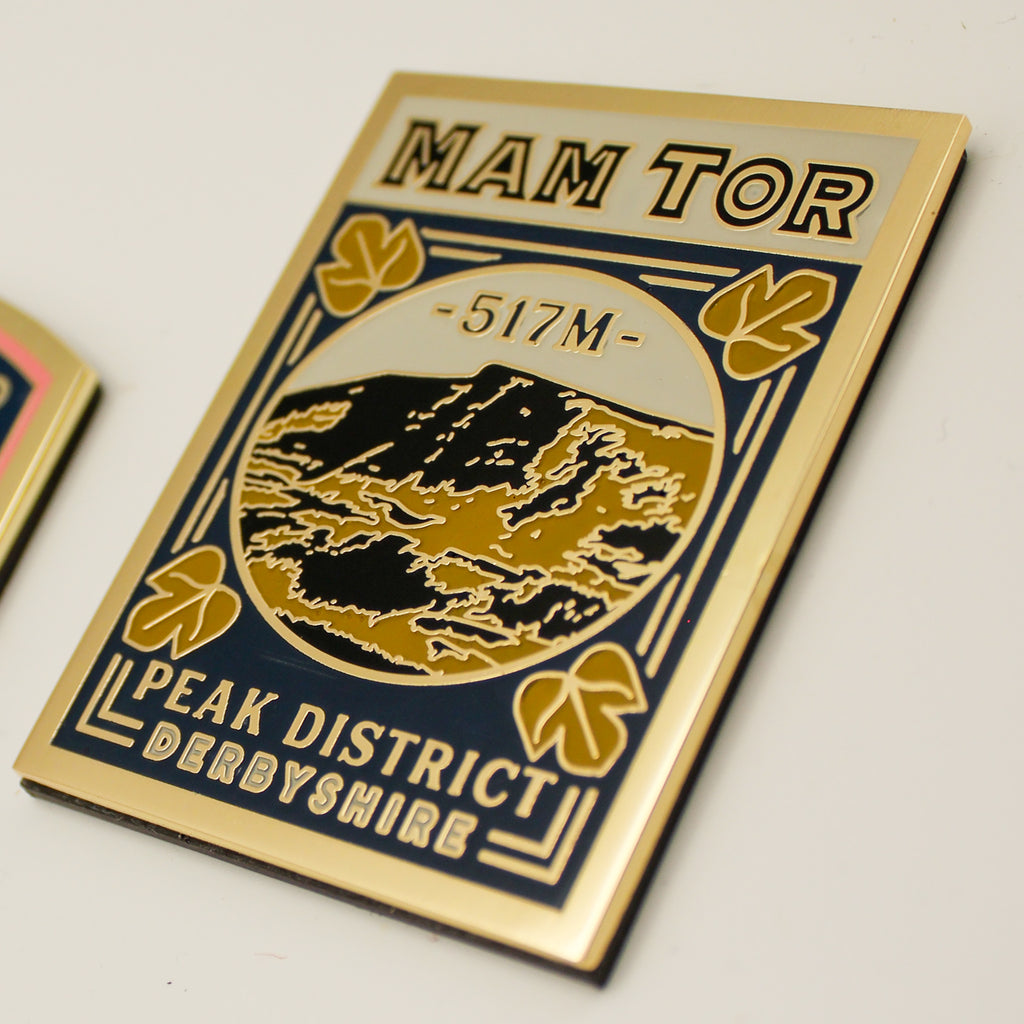 Mam Tor Metal Fridge Magnet