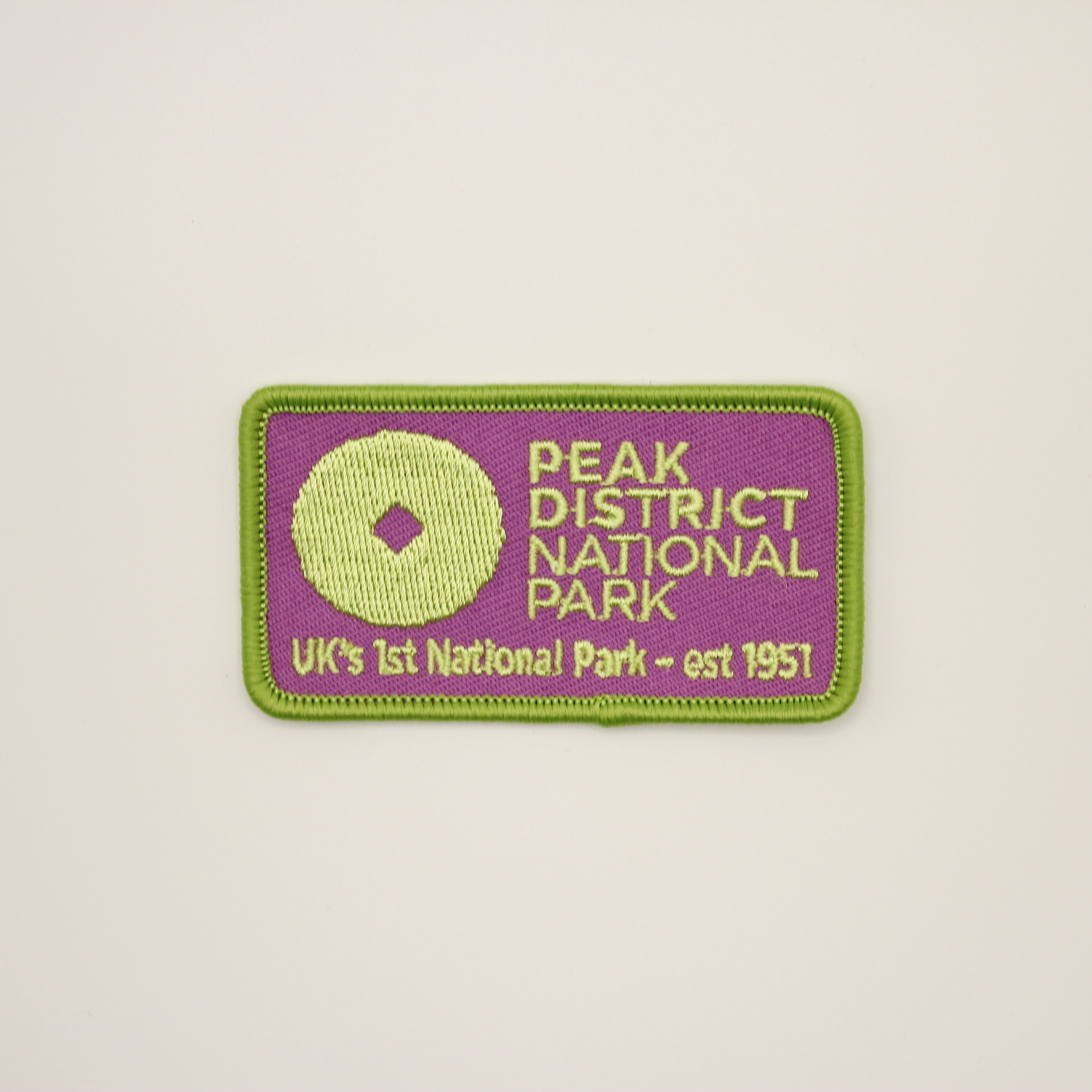 Peak District National Park Embroidered Badge