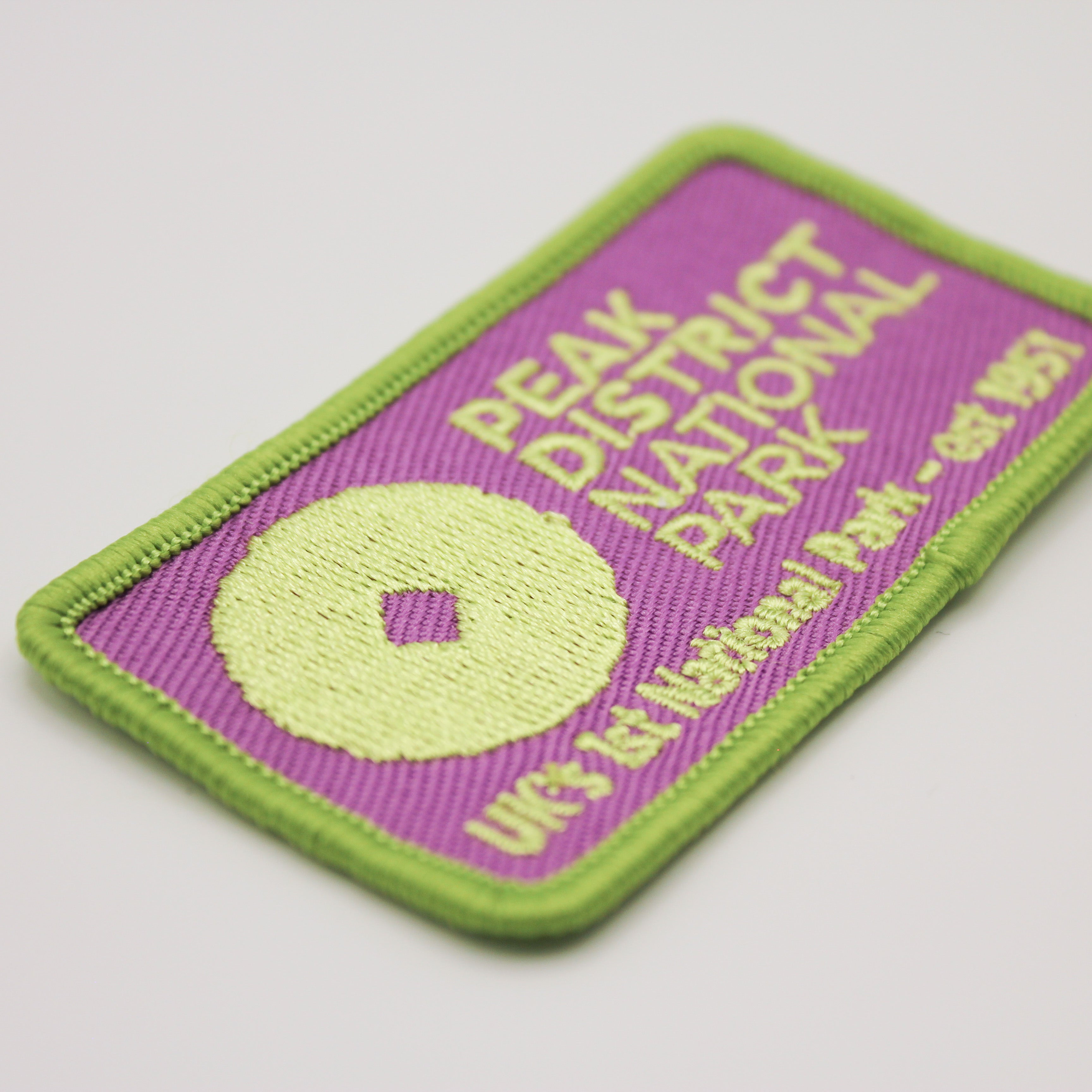 Peak District National Park Embroidered Badge