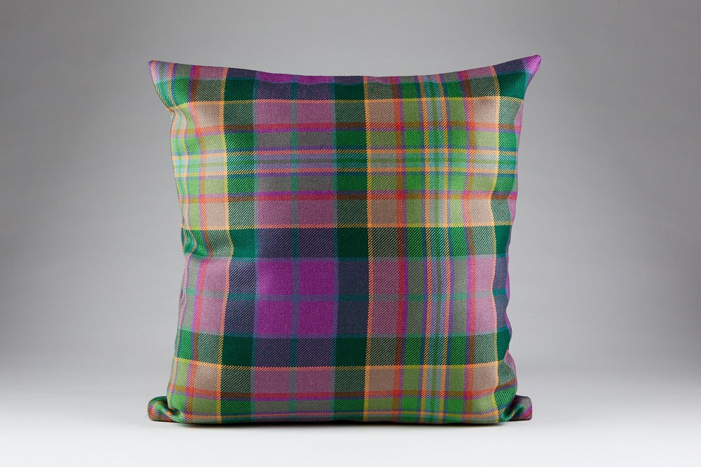 Peak District Tartan Cushion - Large