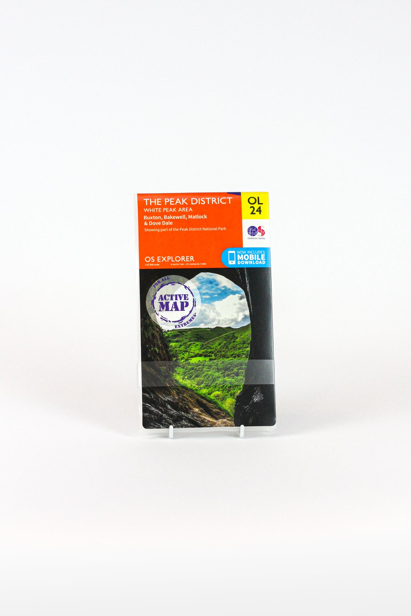 OS Active Map - OL24 White Peak Area