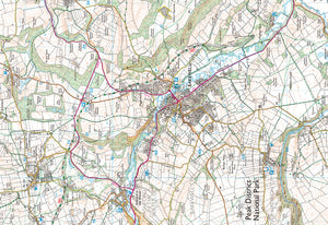 Around & About Bakewell & Chatsworth Park Yellow Walk Map