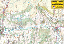 Load image into Gallery viewer, Around &amp; About Bakewell &amp; Chatsworth Park Yellow Walk Map