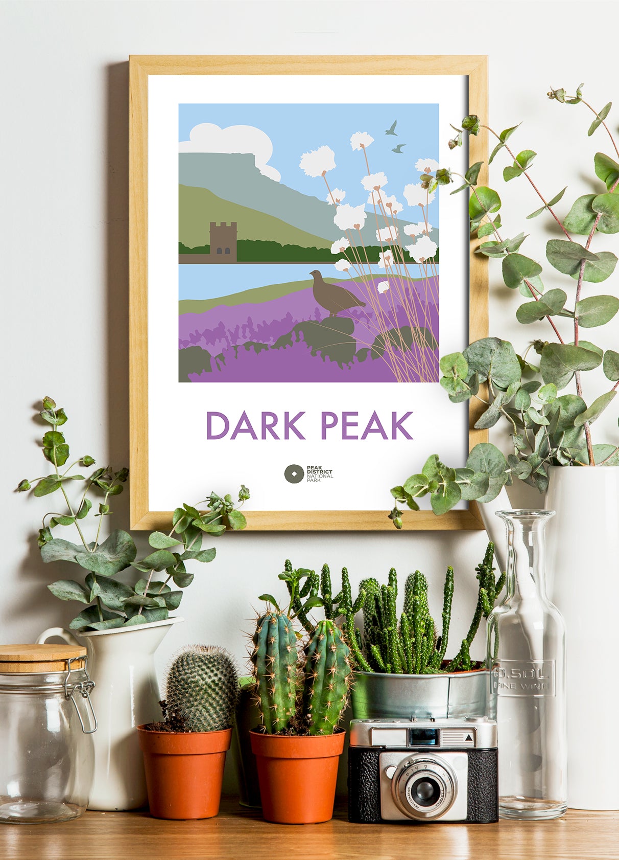 The Dark Peak Wall Art - (Derwent Grouse)