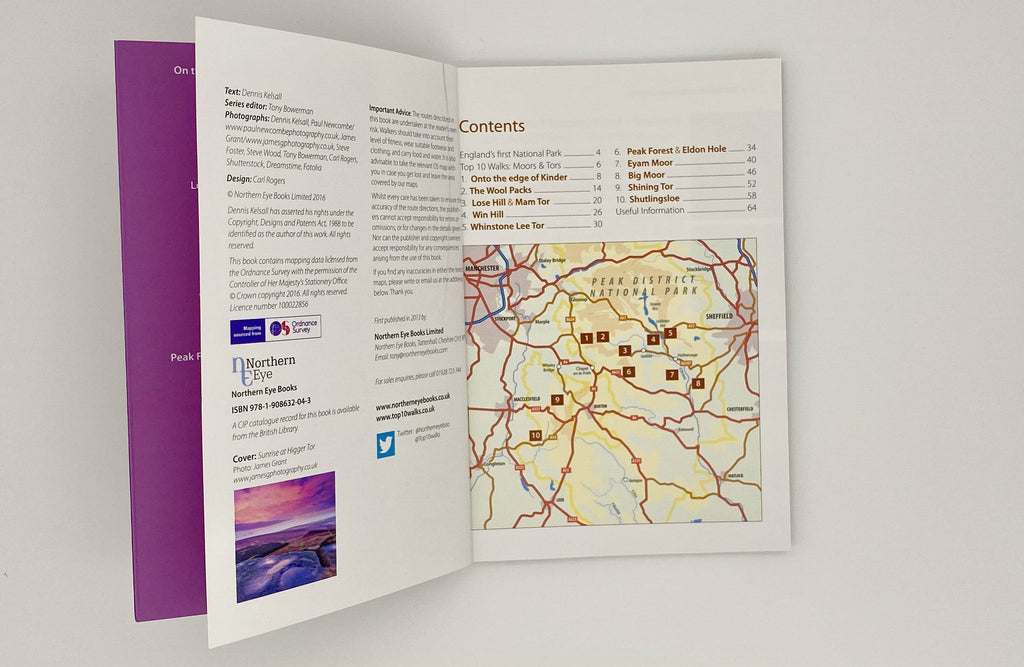 Top Ten Walks - Moors and Tors of the Peak District