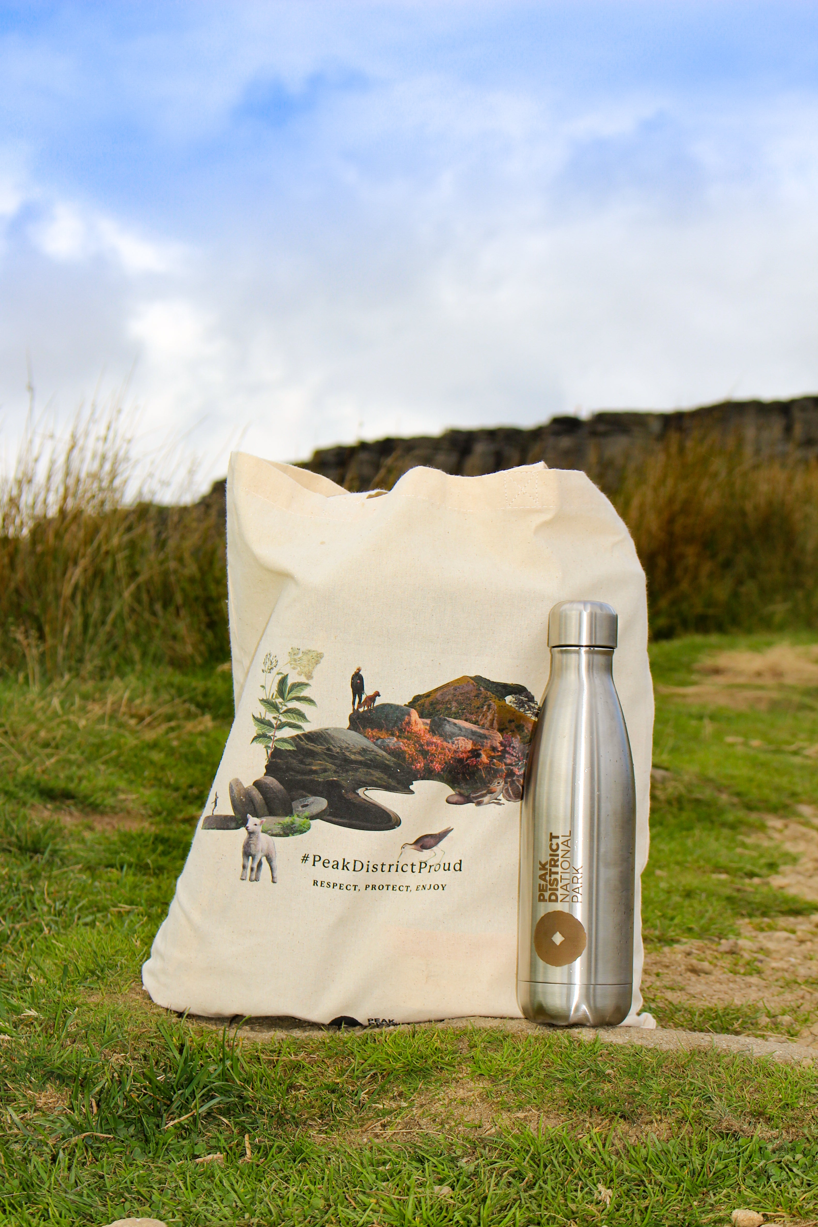 #PeakDistrictProud Cotton Tote Bag