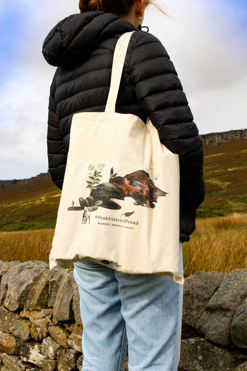 #PeakDistrictProud Cotton Tote Bag