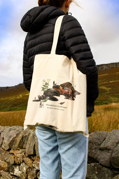#PeakDistrictProud Cotton Tote Bag