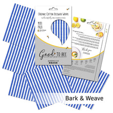 Load image into Gallery viewer, Beeswax Wraps (6 mini) by Good To Bee
