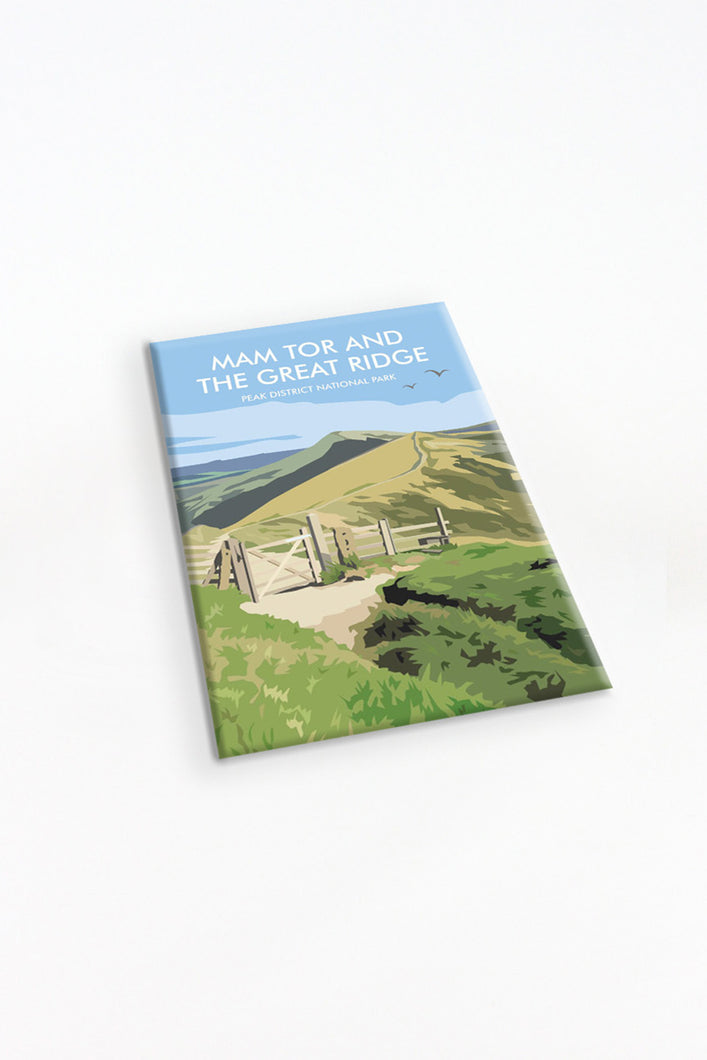 Mam Tor & The Great Ridge Fridge Magnet