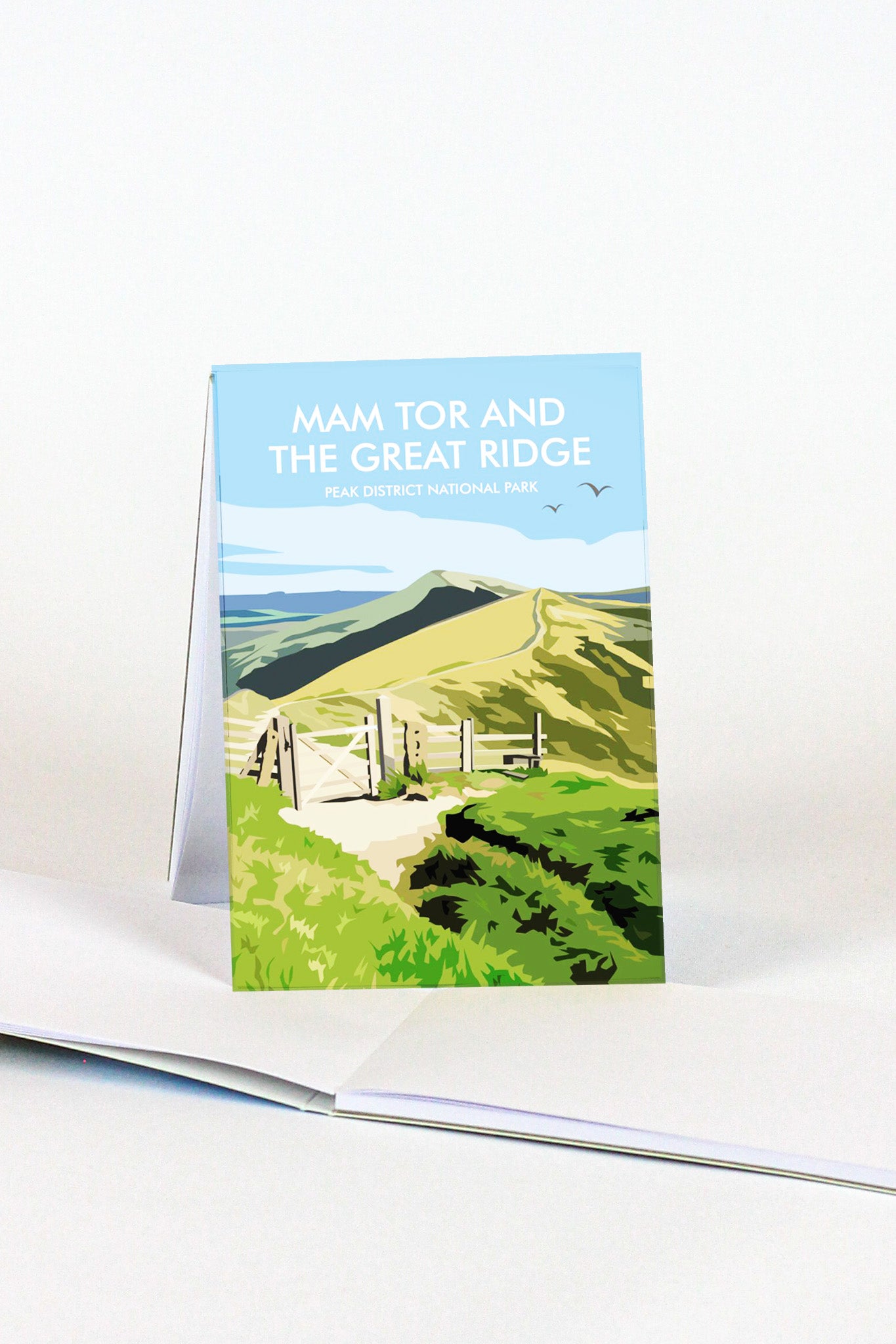 Mam Tor & The Great Ridge Magnetic Notepad