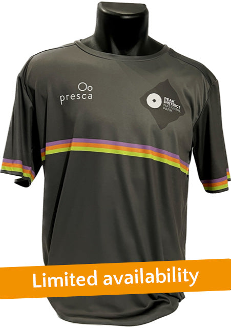 Men's Tech T-shirt Millstone Stripe