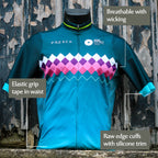 Women's Peak District Cycle Jersey - Teal Millstone