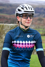 Women's Peak District Cycle Jersey - Teal Millstone