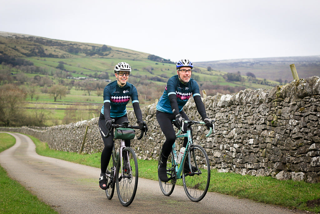 Men's Peak District Cycle Jersey - Teal Millstone