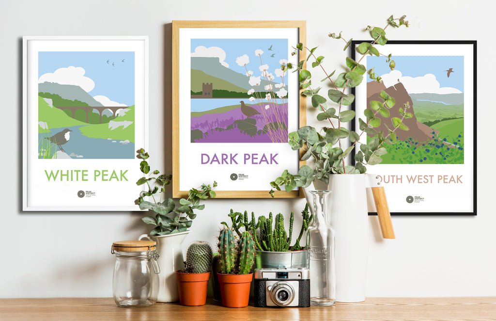 The Dark Peak Wall Art - (Derwent Grouse)