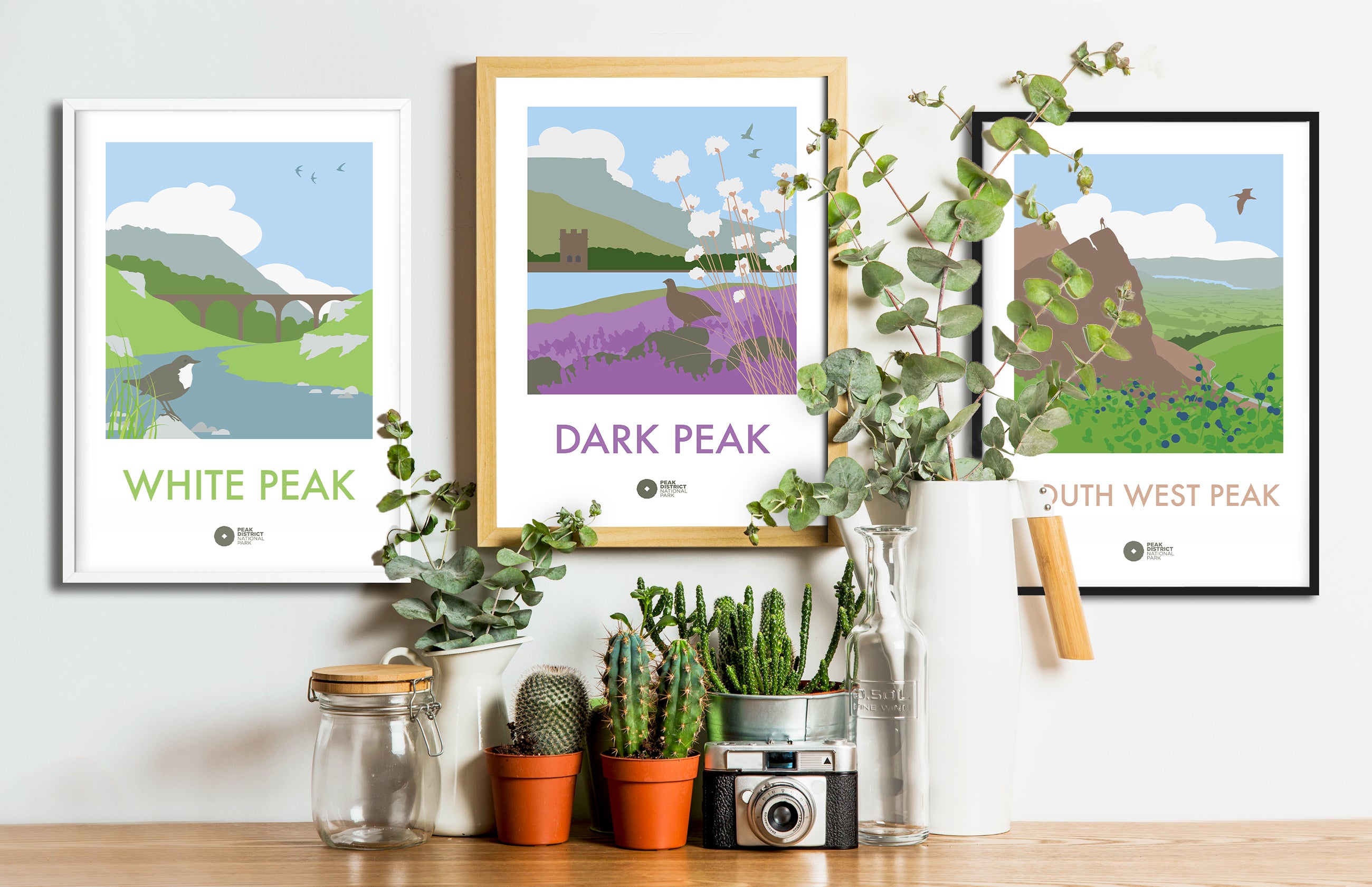 The Dark Peak Wall Art - (Derwent Grouse)
