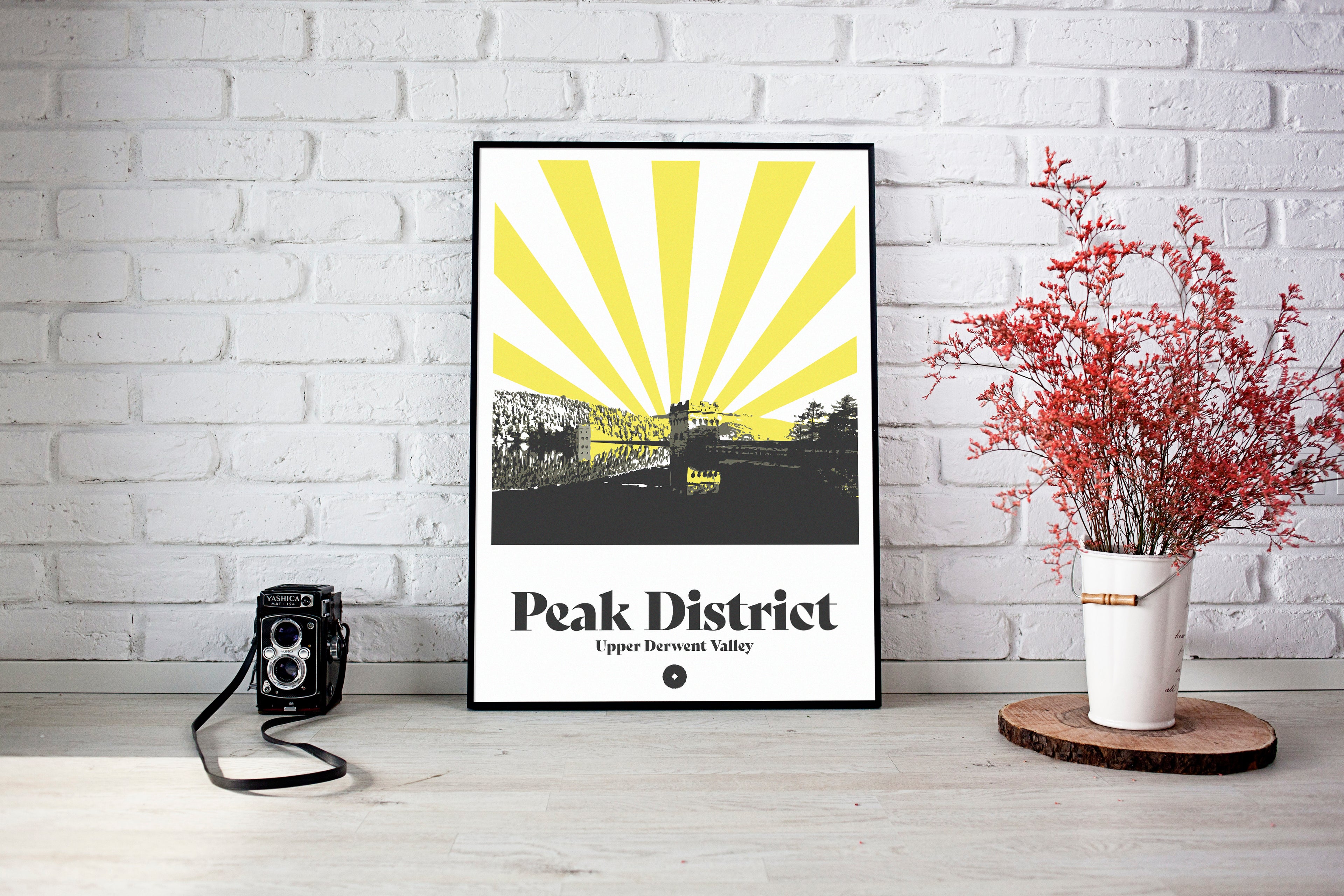 Upper Derwent Valley Sunrays Wall Art