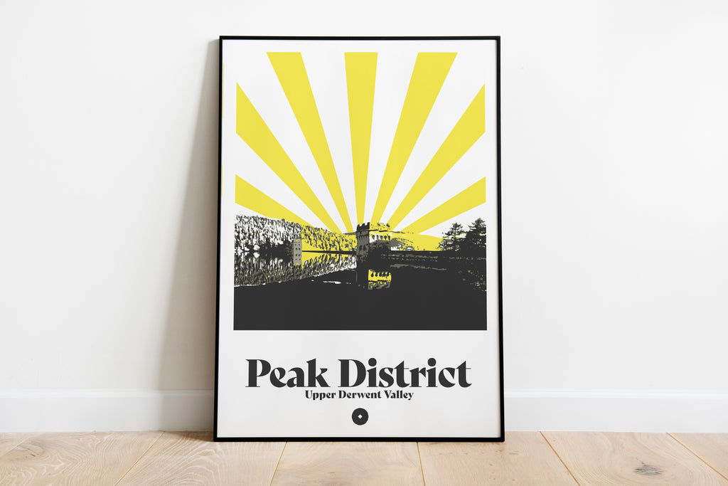 Upper Derwent Valley Sunrays Wall Art