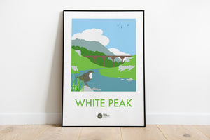 The White Peak Wall Art (Monsal Dipper)
