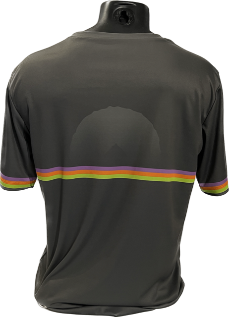 Men's Tech T-shirt Millstone Stripe