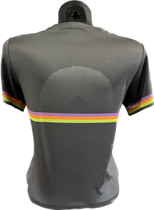 Women's Tech T-shirt Millstone Stripe